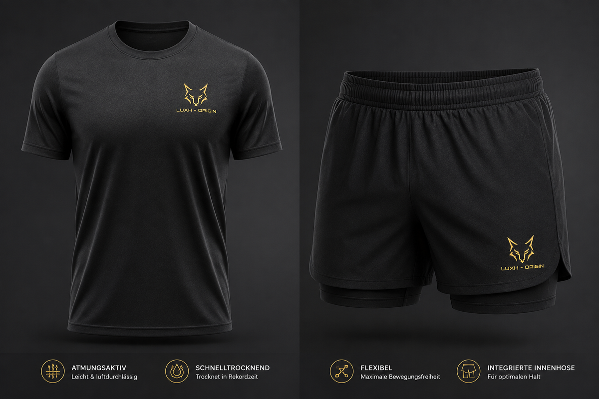 Running Set – T-Shirt & 2-in-1 Shorts