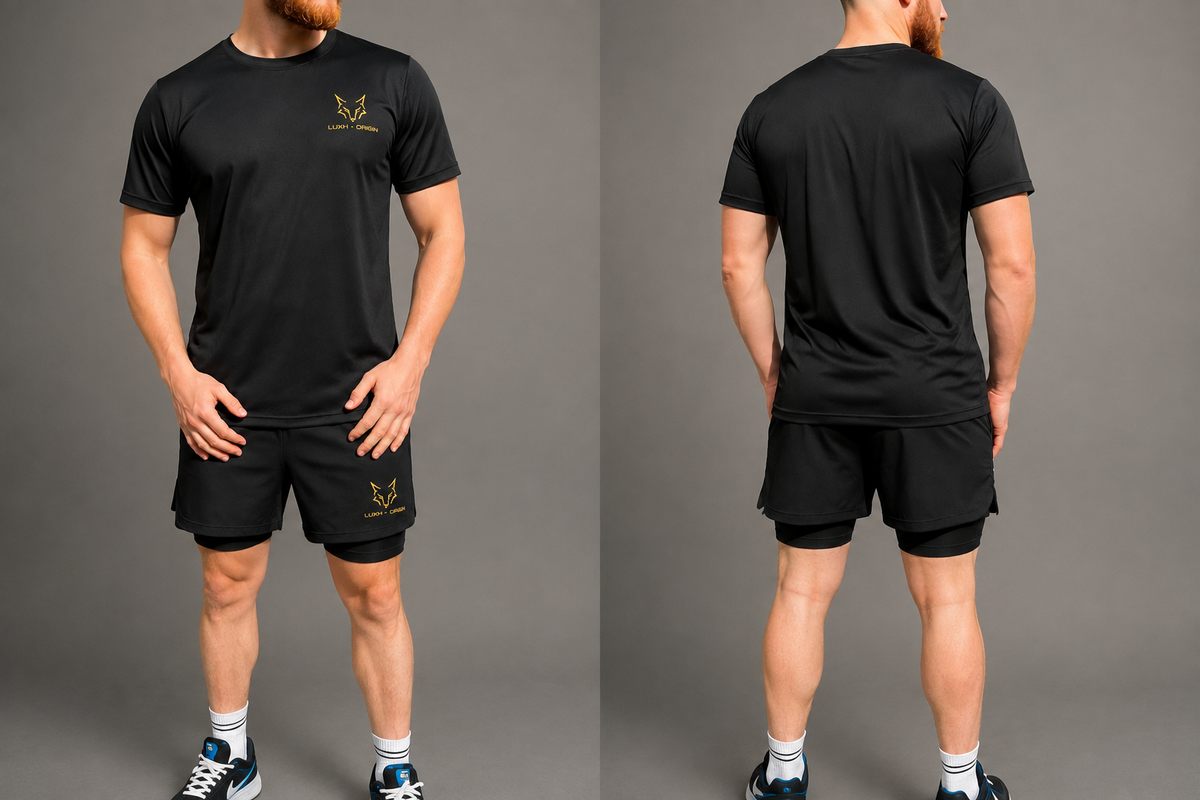 Running Set – T-Shirt & 2-in-1 Shorts