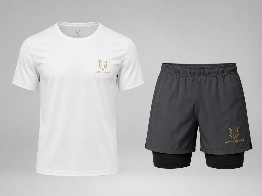 Running Set – T-Shirt & 2-in-1 Shorts